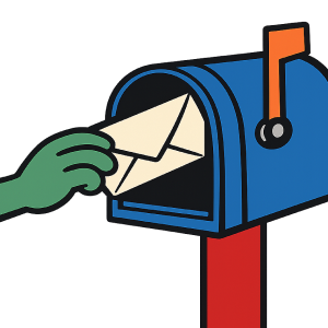 Mail in a postcard to enter